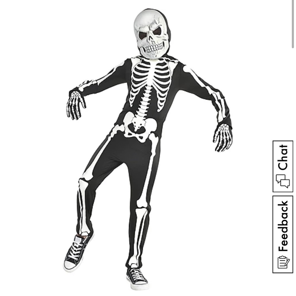 Boys Glow-in-the-Dark X-ray Skeleton Costume